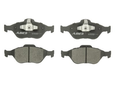 Set plăcuțe frână ABE, față ,pentru: FORD C-MAX II, FIESTA, FIESTA IV, FIESTA V, FIESTA/HATCHBACK, FIESTA/MINIVAN, FUSION, KA, PUMA, STREET KA; MAZDA 121 III 1.0-2.3 08.95-12.14