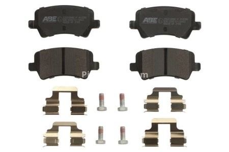Set plăcuțe frână ABE, spate ,pentru: VOLVO S60 II, S80 II, V60 I, V60 II, V70 II, V70 III, V70 III/KOMBI, XC60 I, XC70 I, XC70 II; FORD GALAXY II, GALAXY MK II, MONDEO IV 1.5-4.4 01.01-