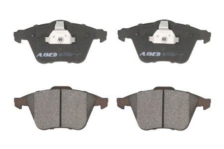 Set plăcuțe frână ABE, față ,pentru: VOLVO C30, C70 II, S40 II, S60 II, V40, V50, XC90 I; FORD FOCUS II; MAZDA 3; OPEL SIGNUM, VECTRA C, VECTRA C GTS; SAAB 9-3, 9-3X 1.5-3.2 06.02-08.19