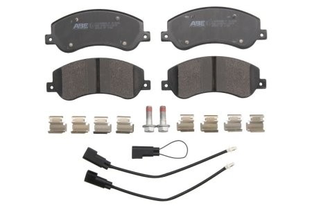 Set plăcuțe frână ABE, față ,pentru: FORD TRANSIT, TRANSIT TOURNEO; VW AMAROK 2.0-3.2D 04.06-05.22