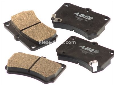 Set plăcuțe frână ABE, față ,pentru: FORD USA ESCORT; KIA AVELLA, QUORIS I, RIO I, SORENTO II; MAZDA 121 I, 121 II, 323 C IV, 323 C V, 323 F IV, 323 F V, 323 II, 323 III, 323 P V 1.1-5.0 08.85-