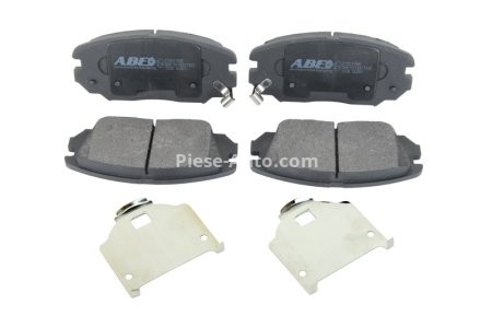 Set plăcuțe frână ABE, față ,pentru: HONDA CIVIC VIII; HYUNDAI GRANDEUR, I30, IX35, SONATA V, SONATA VI, TUCSON; KIA MAGENTIS II, OPIRUS, SPORTAGE II 1.6-3.8 09.03-