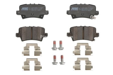 Set plăcuțe frână ABE, spate ,pentru: HONDA CIVIC VIII, CR-V IV 1.3-2.4 09.05-