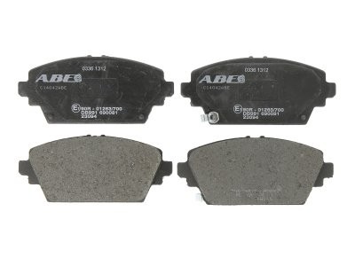 Set plăcuțe frână ABE, față ,pentru: HONDA ACCORD VI; MG MG ZR; NISSAN ALMERA TINO, PRIMERA 1.4-2.3 03.97-