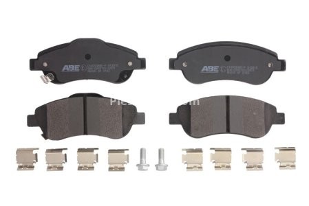 Set plăcuțe frână ABE, față ,pentru: HONDA ACCORD IV, ACCORD IX, ACCORD V, ACCORD VI, ACCORD VII, ACCORD VIII, CIVIC VIII, CR-V I, CR-V II, CR-V III, CR-V IV, CR-V V, CR-Z 1.3-3.7 09.89-