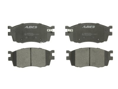Set plăcuțe frână ABE, față ,pentru: HYUNDAI ACCENT III, I20 I, I20 II; KIA RIO II 1.1D-1.6D 03.05-
