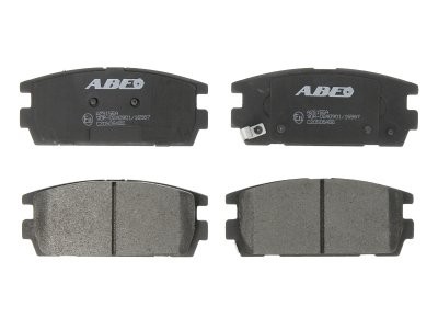 Set plăcuțe frână ABE, spate ,pentru: HYUNDAI TERRACAN 2.5D/2.9D/3.5 11.01-12.06