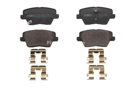 Set plăcuțe frână ABE, spate ,pentru: HYUNDAI I30 1.0-1.6DH 11.16-