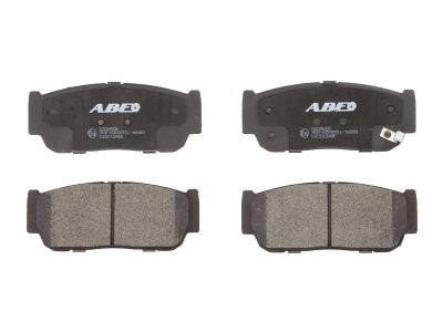 Set plăcuțe frână ABE, spate ,pentru: HYUNDAI GETZ, SONATA V, XG; KIA OPIRUS, SORENTO I; SSANGYONG KYRON, REXTON / REXTON II, REXTON W / REXTON, RODIUS I, RODIUS II, STAVIC 1.1-3.5 04.02-