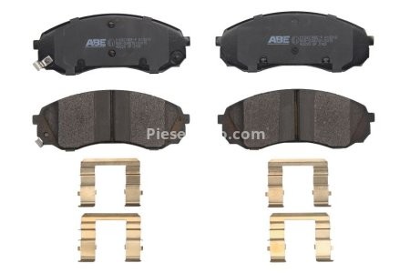 Set plăcuțe frână ABE, față ,pentru: HYUNDAI H-1, H-1 CARGO, H-1 TRAVEL; KIA CARNIVAL III; TOYOTA PROACE, PROACE VERSO 2.0D-2.9D 07.01-
