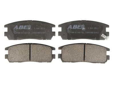 Set plăcuțe frână ABE, spate ,pentru: ISUZU D-MAX I, RODEO, TFR/TFS, TROOPER II, TROOPER III; OPEL FRONTERA A, FRONTERA A SPORT, FRONTERA B, MONTEREY A, MONTEREY B 2.0-3.5 08.91-06.12