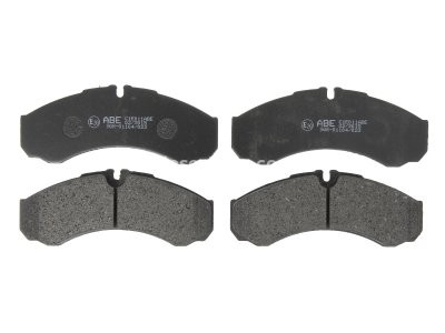 Set plăcuțe frână ABE, față ,pentru: IVECO DAILY II, DAILY III, DAILY IV, DAILY V; RVI MASCOTT; RENAULT MASTER PRO 2.3D-3.0D 01.89-02.14