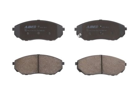 Set plăcuțe frână ABE, față ,pentru: KIA SORENTO I 2.4-3.5 08.02-12.11