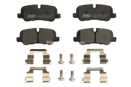 Set plăcuțe frână ABE, spate ,pentru: LAND ROVER DISCOVERY III, DISCOVERY IV, RANGE ROVER III, RANGE ROVER SPORT I 2.7D-5.0 03.02-12.18