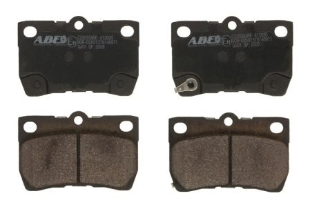 Set plăcuțe frână ABE, spate ,pentru: LEXUS GS, IS C, IS II, IS III; TOYOTA CALDINA, CROWN, MARK II, MARK X I, MARK X II, OPA 1.8-5.0 08.96-