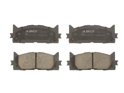 Set plăcuțe frână ABE, față ,pentru: LEXUS ES; TOYOTA ALTEZZA, ALTEZZA GITA, AVALON, CALDINA, CAMRY, CARINA VII, CHASER, COROLLA, CORONA, CRESTA V, CROWN, GAIA, HARRIER, MARK II 1.5-3.5 10.91-