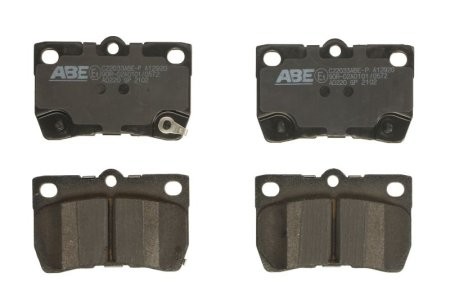 Set plăcuțe frână ABE, spate ,pentru: LEXUS GS, IS C, IS II, IS III; TOYOTA CALDINA, CROWN, MARK II, MARK X I, MARK X II, OPA 1.8-5.0 08.96-