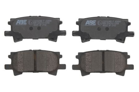 Set plăcuțe frână ABE, spate ,pentru: LEXUS RX; TOYOTA HARRIER, HIGHLANDER, MARK II 2.4-3.5 08.96-12.13