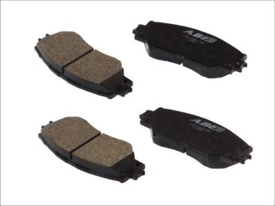 Set plăcuțe frână ABE, față ,pentru: LEXUS HS; PONTIAC VIBE; SUBARU TREZIA; TOYOTA ALLION II, AURIS, BB I, BB II, CALDINA, COROLLA, HARRIER, MARK X ZIO I, MATRIX, NOAH/VOXY, PASEO 1.0-3.5 08.95-