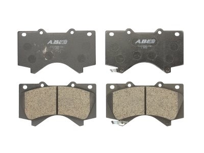 Set plăcuțe frână ABE, față ,pentru: LEXUS LX; TOYOTA LAND CRUISER 200, LAND CRUISER PRADO, SEQUOIA, TUNDRA 2.8D-5.7ALK 01.00-