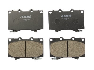 Set plăcuțe frână ABE, față ,pentru: LEXUS LX; TOYOTA 4 RUNNER V, FORTUNER, HIACE / COMMUTER V, HIACE V, LAND CRUISER, LAND CRUISER 100, LAND CRUISER 90, LAND CRUISER PRADO 2.5D-4.7 01.90-