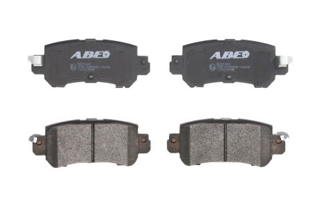 Set plăcuțe frână ABE, spate ,pentru: MAZDA 2, CX-3, CX-5 1.5D-2.5 11.11-