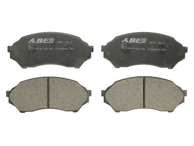 Set plăcuțe frână ABE, față ,pentru: MAZDA 323 F VI, 323 S VI 1.3-1.6 09.98-05.04