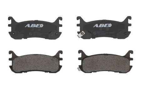 Set plăcuțe frână ABE, spate ,pentru: MAZDA 323 C V, 323 F V, 323 P V, 323 S V, MX-5 I, MX-5 II 1.3-2.0D 05.90-10.05