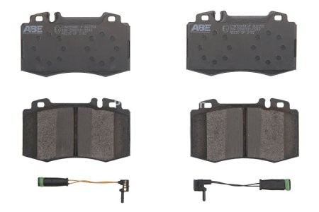 Set plăcuțe frână ABE, față ,pentru: MERCEDES C (CL203), C T-MODEL (S203), C (W203), CLK (A209), CLK (C209), CLS (C219), E T-MODEL (S211), E (W211), SL (R230), SLK (R171) 1.8-5.5 05.00-01.12