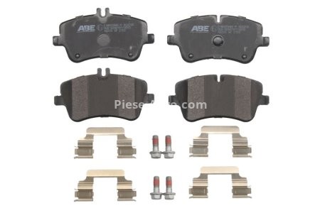 Set plăcuțe frână ABE, față ,pentru: MERCEDES C (CL203), C T-MODEL (S203), C (W203), CLC (CL203), CLK (A209), CLK (C209), SLK (R171) 1.6-3.5 05.00-06.11