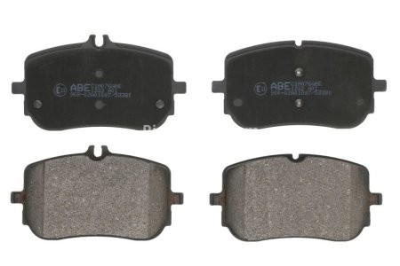 Brake pads set front , fits: MERCEDES A (V177), A (W177), B SPORTS TOURER (W247), CLA (C118), CLA SHOOTING BRAKE (X118), GLA (H247), GLB (X247) 1.3-2.0H 07.18-