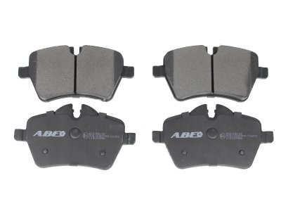Set plăcuțe frână ABE, față ,pentru: MINI (R50, R53), (R52), (R56), (R57), (R58), (R59), CLUBMAN (R55), COUNTRYMAN (R60), PACEMAN (R61) 1.4LPG-2.0D 11.03-10.16