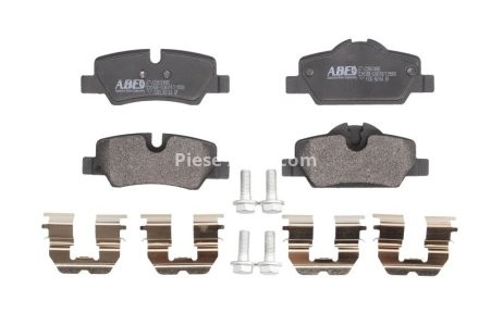 Set plăcuțe frână ABE, spate ,pentru: MINI (F55), (F56), (F57), CLUBMAN (F54), COUNTRYMAN (F60) 1.2-2.0D 09.13-
