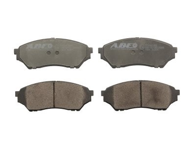 Set plăcuțe frână ABE, față ,pentru: MITSUBISHI L200, PAJERO II, PAJERO IV, PAJERO JUNIOR I, PAJERO MINI I, PAJERO PININ I, PAJERO SPORT I 0.7-3.2D 10.94-