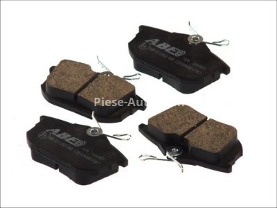 Set plăcuțe frână ABE, spate ,pentru: VOLVO S40 I, V40; MITSUBISHI CARISMA, COLT CZC VI, COLT VI, LANCER V, MIRAGE I, MIRAGE IV, MIRAGE V, SPACE STAR; SMART FORFOUR 1.1-2.0D 03.79-06.12