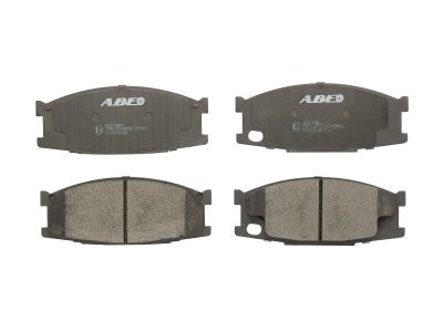 Set plăcuțe frână ABE, față ,pentru: MITSUBISHI CANTER (FE5, FE6) VI 2.8D/3.0D/3.3D 07.86-