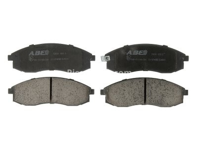 Set plăcuțe frână ABE, față ,pentru: MITSUBISHI COLT VI, DELICA / SPACE GEAR, ECLIPSE, ECLIPSE II, ECLIPSE III, L 300 III, L200, L400, LANCER IV, LANCER V, LANCER VII, LANCER VIII 0.7-3.5 03.80-