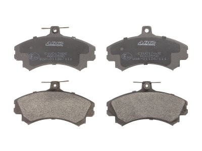 Set plăcuțe frână ABE, față ,pentru: VOLVO S40 I, V40; MITSUBISHI CARISMA, COLT CZC VI, COLT VI, SPACE STAR; SMART FORFOUR 1.1-2.0D 07.95-06.12
