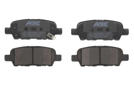 Set plăcuțe frână ABE, spate ,pentru: NISSAN 350Z, ALTIMA, CUBE, JUKE, LEAF, MAXIMA, MAXIMA / MAXIMA QX V, MAXIMA VI 1.2-Electric 09.96-
