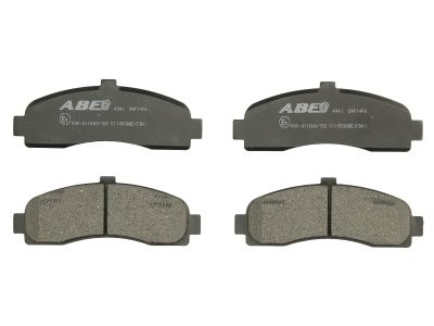Set plăcuțe frână ABE, față ,pentru: NISSAN MICRA II, MICRA III 1.0-1.5D 08.92-06.10