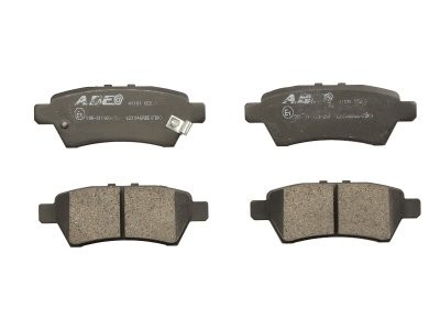 Set plăcuțe frână ABE, spate ,pentru: NISSAN NP300 NAVARA, PATHFINDER III, XTERRA 2.5D/3.0D/4.0 10.04-