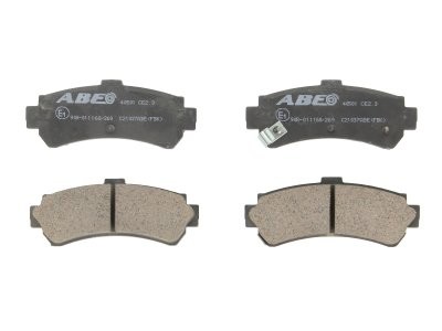 Set plăcuțe frână ABE, spate ,pentru: NISSAN ALMERA I 1.4-2.0D 07.95-07.00