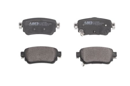 Set plăcuțe frână ABE, spate ,pentru: NISSAN LEAF, QASHQAI II, X-TRAIL III; RENAULT KADJAR 1.2-Electric 11.13-