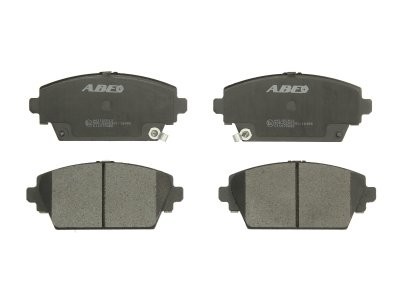 Set plăcuțe frână ABE, față ,pentru: NISSAN ALMERA II, ALMERA TINO, PRIMERA 1.6-2.2D 08.99-