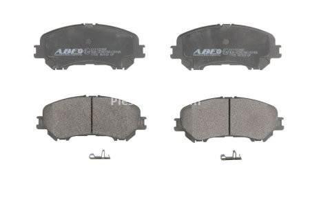 Set plăcuțe frână ABE, față ,pentru: NISSAN QASHQAI II, X-TRAIL III; RENAULT KADJAR, KOLEOS II 1.2-2.0 11.13-