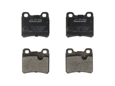 Set plăcuțe frână ABE, spate ,pentru: OPEL ASTRA F, ASTRA F CLASSIC, ASTRA F/KOMBI, CALIBRA A, KADETT E, VECTRA A, VECTRA B; SAAB 900 II, 9-5 1.4-2.5 09.84-08.05