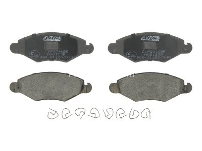 Set plăcuțe frână ABE, față ,pentru: PEUGEOT 106 II, 206, 206+, 306, J5 1.1-2.0 09.90-