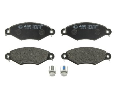 Set plăcuțe frână ABE, față ,pentru: PEUGEOT 106 II, 206, 206+, 306, J5 1.1-2.5D 09.81-