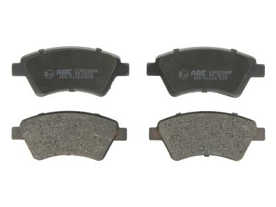 Set plăcuțe frână ABE, față ,pentru: RENAULT GRAND SCENIC II, KANGOO, KANGOO EXPRESS, LATITUDE, MEGANE I, MEGANE II, MEGANE II/KOMBI, SCENIC II 1.4-2.0D 03.99-