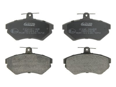 Set plăcuțe frână ABE, față ,pentru: SEAT AROSA, CORDOBA, CORDOBA VARIO, IBIZA II, IBIZA III, IBIZA IV, IBIZA IV SC, INCA, TOLEDO I; VW CADDY II, CADDY III, CADDY II/MINIVAN 1.0-2.1 01.81-